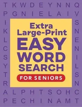Extra Large-Print Easy Word Search for Seniors, Paperback/Rockridge Press
