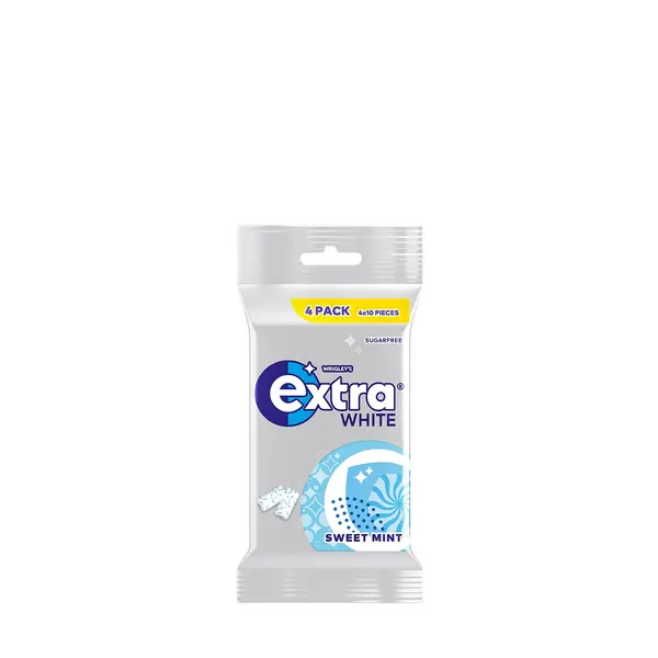 Extra white sweet mint 4 pack 56 gr