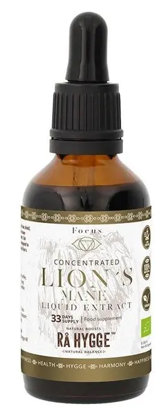 Extract bio de coamă de leu, 100 ml, Ra Hygge