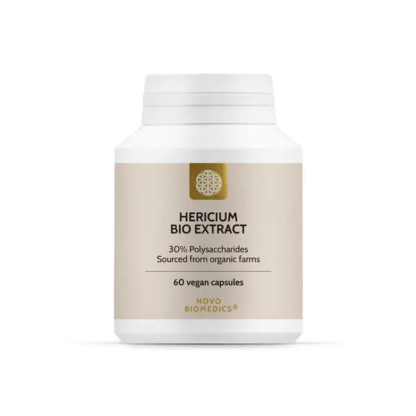 Extract de ciuperci Hericium Bio, 60 capsule, Novo Biomedics