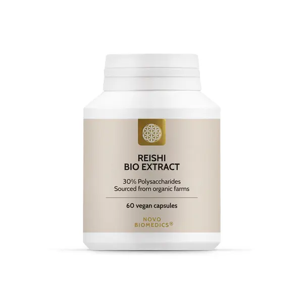 Extract de ciuperci Reishi Bio, 60 capsule, Novo Biomedics