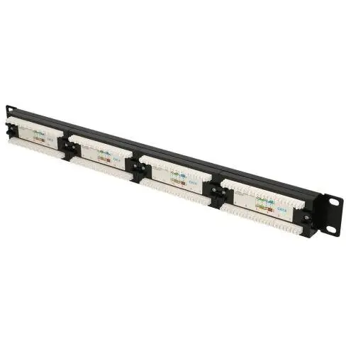 EXTRALINK Patch Panel Extralink EX.9816 V2, 19inch, 1U, 24 porturi, Cat6, UTP, Black