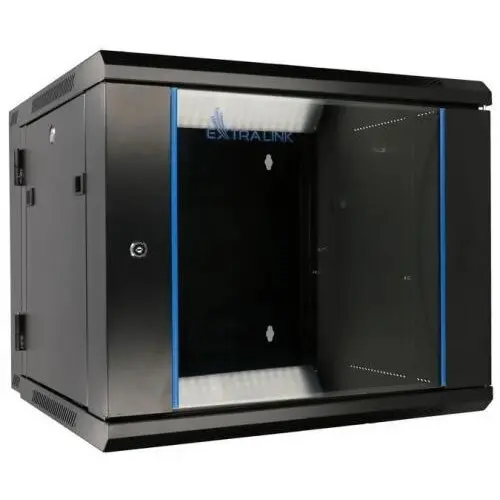 EXTRALINK Rack Extralink EX.12943 wall-mounted, 19inch, 9U, 600x600mm, Negru