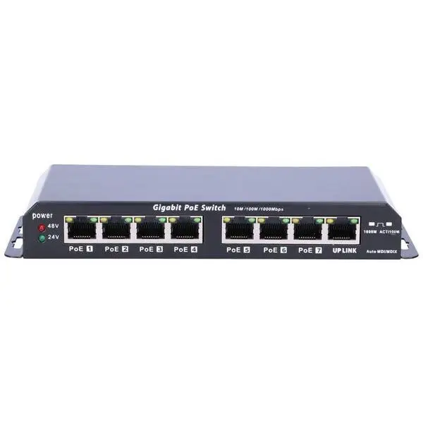 EXTRALINK Switch ExtraLink ex.1025, Gigabit, 8 Porturi, PoE