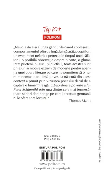 Extraordinara poveste a lui Peter Schlemihl | Adelbert Von Chamisso