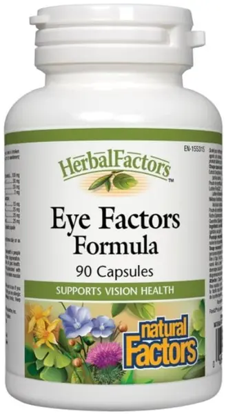 Eye Factors Formula, 260 mg, 90 capsule, Natural Factors