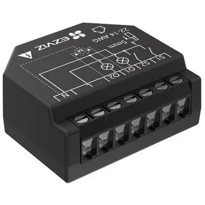 EZVIZ Releu inteligent Ezviz CS-T36, Wi-Fi 2.4GHz, 2 canale, cu programare si automatizare, control vocal, monitor de tensiune