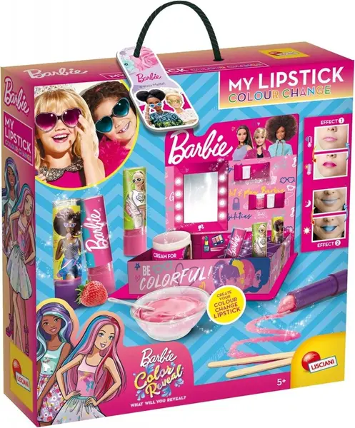 Fă-ți singur Lisciani Barbie - Ruj care își schimbă culoarea