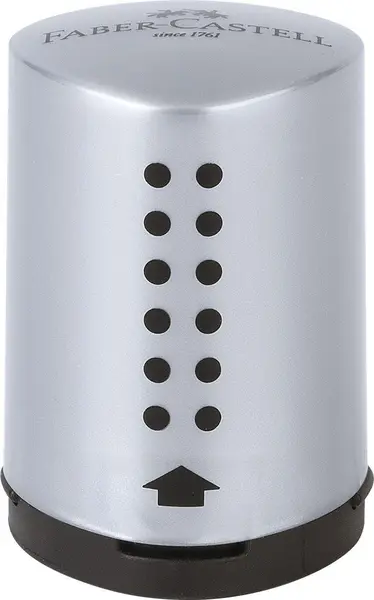 Faber-Castell Grip- 2001, simplu, cu recipient, gri
