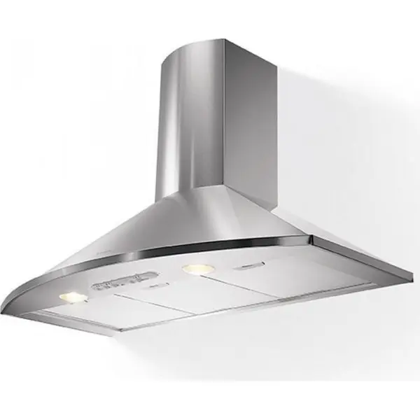Faber Hota decorativa, semineu, Faber, 60cm, 400 m3h, 1 motor, 68 dB, filtre aluminiu, iluminare LED2, clasa D, Inox,110.0157.048