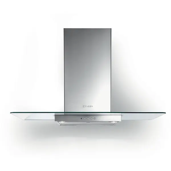 Faber Hota decorativa, T, Faber, NICE LED SRM X/V A90, 90 cm, 420 m3h, 66 dB, 1 motor, filtru aluminiu, clasa C, butoane push, LED2, , Inox-Sticla, 325.0557.682