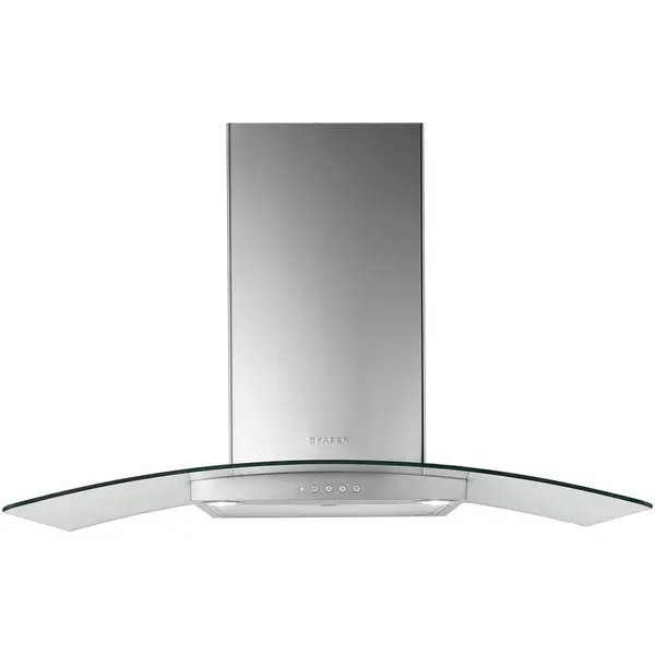 Faber Hota decorativa, T, Faber, RAY SRM LED X/V A60, 60 cm, 420 m3h, 68 dB, 1 motor, filtru aluminiu, clasa C, LED2, butoane push, inox-sticla, 325.0557.523