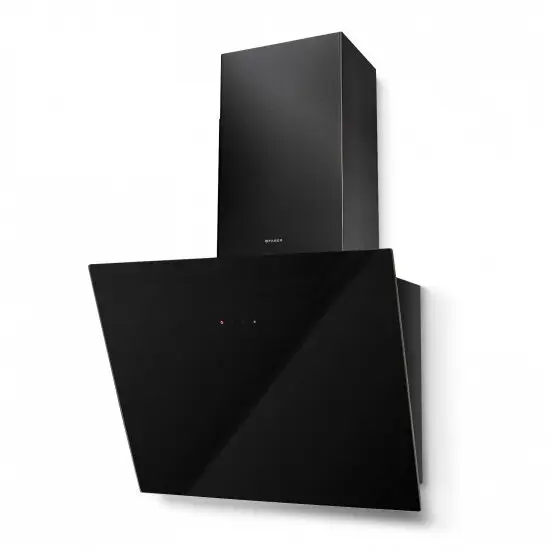 Faber Hota decorativa, tangentiala, Faber, 55 cm, Touch, Negru, 1 motor, 700 m3h, 71 dB, filtru metalic, iluminare LED2, clasa C, 330.0529.664