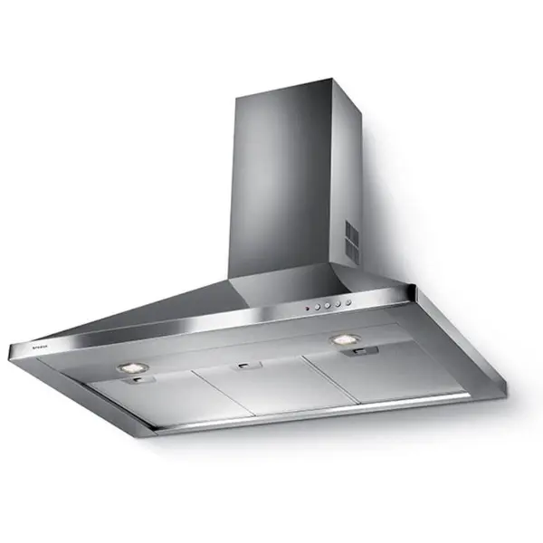 Faber Hota decorativa tip semineu Faber STRIP SMART LED EV8 X A90 320.0533.761, 740 mc/h, filtru aluminiu, clasa B, Inox