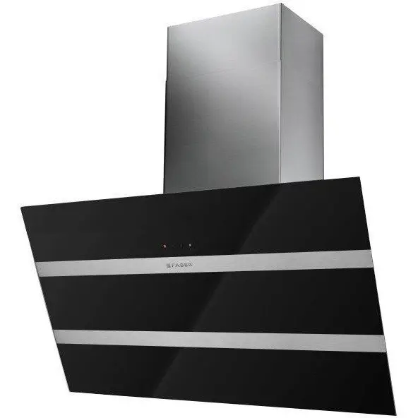 Faber Hota Faber STEELMAX EV8 LED BK/X A80 330.0538.526, 640 mc/h, 230 W, 80 cm, Negru