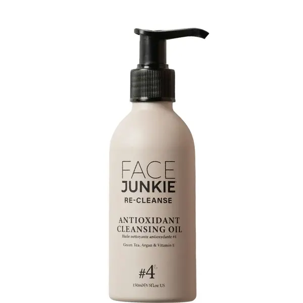 Face Junkie #4 Antioxidant Cleansing Oil with Green Tea, Argan Oil & Vitamin E 150ml