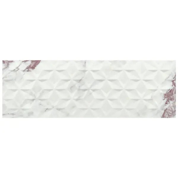 Faianta decorativa Oasis Damson rectificata 30x90 lucioasa