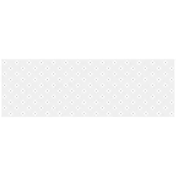 Faianta decorativa rectificata Tria (Florence) White 33 x 99