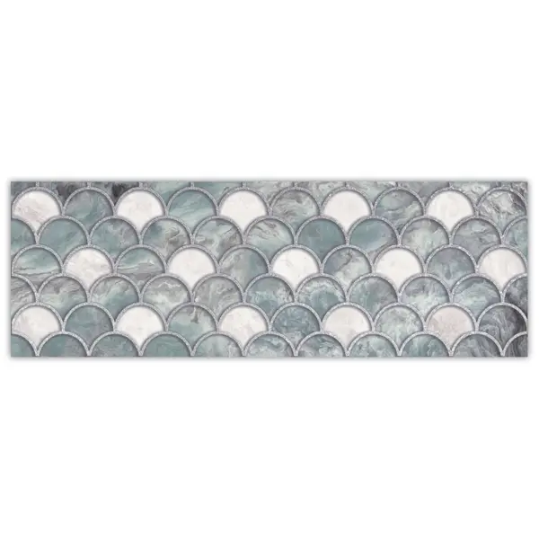 Faianta decorativa Sante Turquoise rectificata 30x90 mata