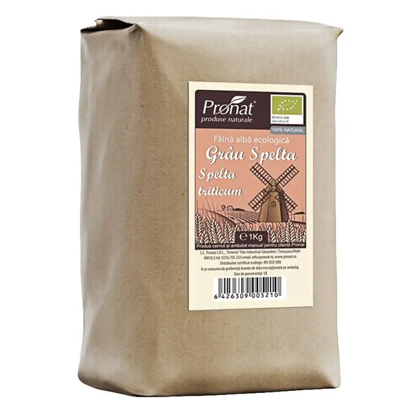 Faina Alba Bio de Grau Spelta Tip 700, Pronat, 1 kg