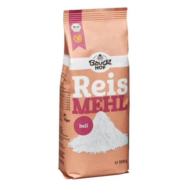 Faina alba de orez fara gluten, eco - 500 g
