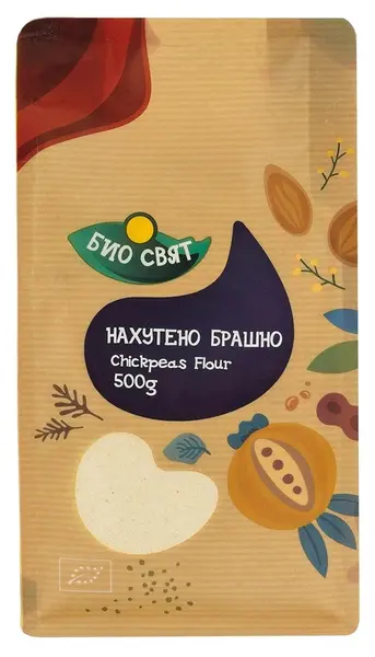 Făină bio de năut, 500 g, Biosvyat