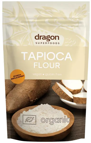 Făină bio de tapioca, 200 g, Dragon Superfoods