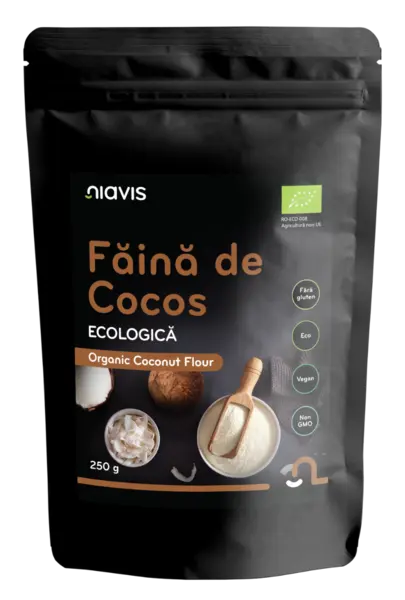 Faina de cocos ecologica, 250g, Niavis