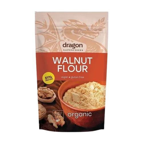 Faina de nuci fara gluten bio, 200g, Dragon Superfoods