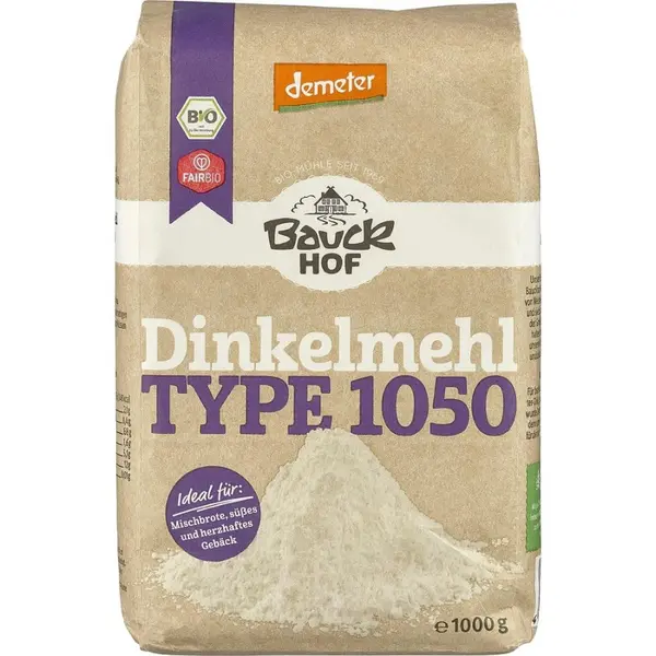 Faina de spelta tip 1050 Demeter, eco - 1 kg