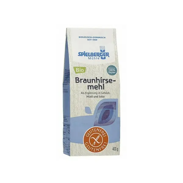 Faina integrala din mei brun bio 400g Spielberger