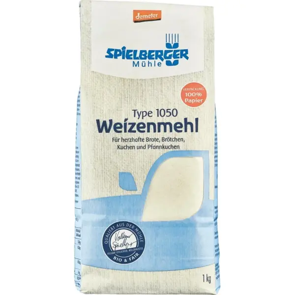 Faina neagra de grau tip 1050 Demeter, eco - 1 kg