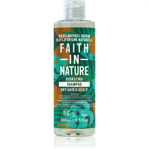Faith In Nature Coconut sampon hidratant pentru par normal spre uscat 400 ml