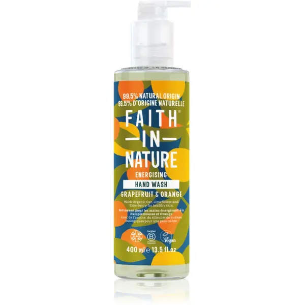 Faith In Nature Grapefruit & Orange Săpun natural pentru mâini 400 ml