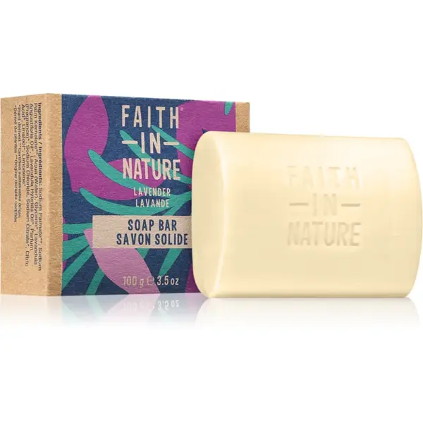 Faith In Nature Hand Made Soap Lavender Sapun natural cu esente de lavanda 100 g