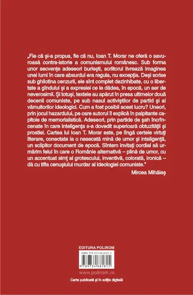 Fake news in Epoca de Aur | Ioan T. Morar