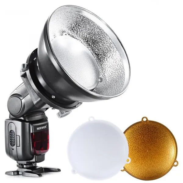 Falcon Eyes Beauty-dish FalconEyes pentru blitz pe patina cu adaptor universal