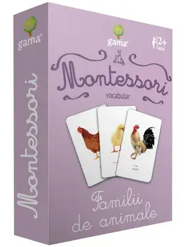 Familii de animale. Montessori. Vocabular/***
