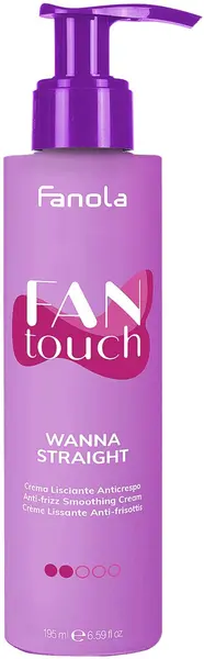 Fanola Fantouch Cremă netezitoare anti-frizz Wanna Straight, 195 ml