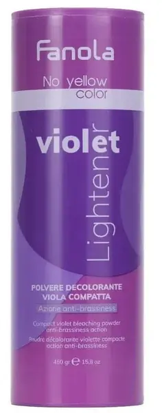 Fanola No Yellow Pudră de decolorare Violet Lightener, 450 g