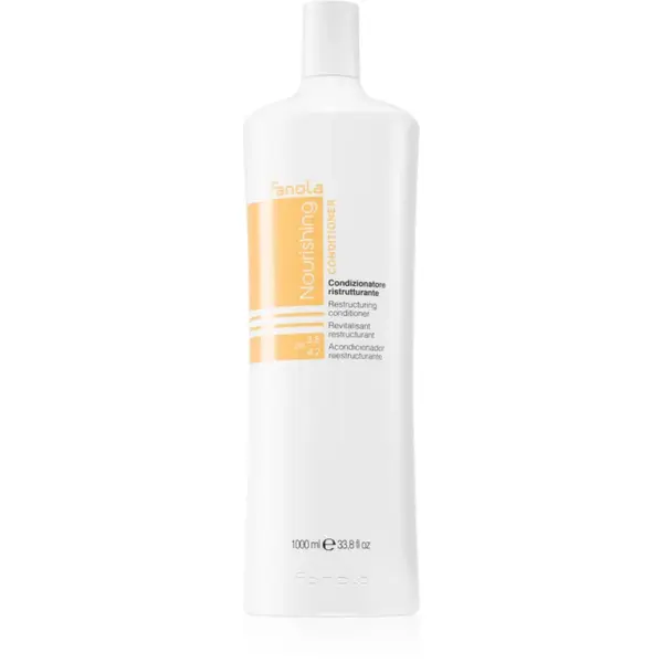 Fanola Nourishing Restructuring Conditioner balsam hranitor pentru păr uscat și deteriorat 1000 ml