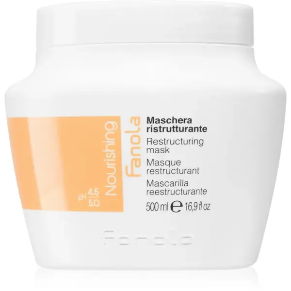 Fanola Nourishing Restructuring Mask masca hranitoare pentru păr uscat și deteriorat 500 ml