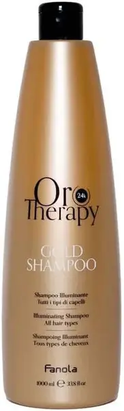 Fanola Oro Therapy Șampon iluminator pentru păr Oro Puro, 1000 ml