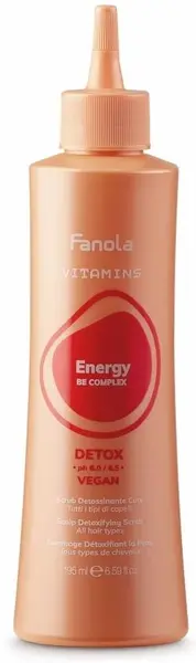 Fanola Vitamins Exfoliant detoxifiant pentru scalp Energy, 195 ml