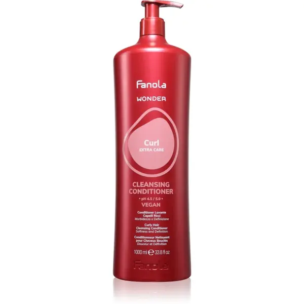Fanola Wonder Curl Cleansing Conditioner balsam pentru păr creț 1000 ml