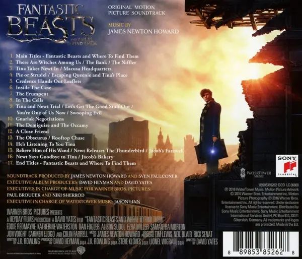 Fantastic Beasts And Where To Find Them (Soundtrack) | James Newton Howard