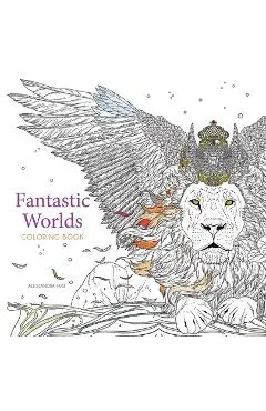 Fantastic Worlds Coloring Book - Alessandra Fusi