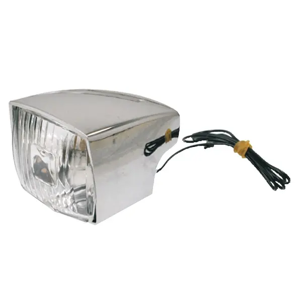 Far bicicleta RMS pentru dinam culoare argintiu material plastic