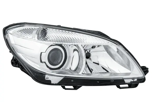 Far dreapta 2 H7, electric, cu motoras, cu lumini curba,interior crom SKODA FABIA 2, ROOMSTER intre 2010-2015