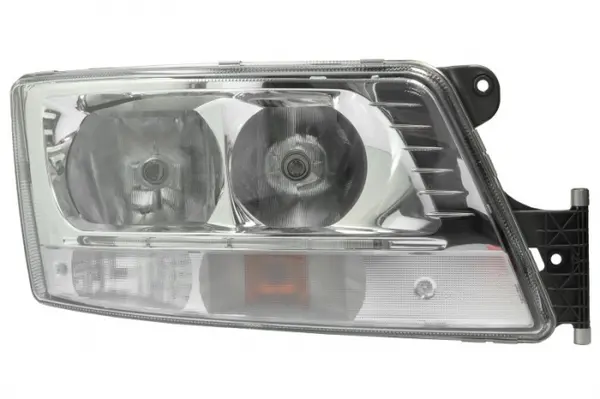 Far dreapta (2 H7 LED PY21W, manual, culoare insert: crom platinat, culoare indicator: transparent) potrivit MAN TGS I, TGX I 10.05-